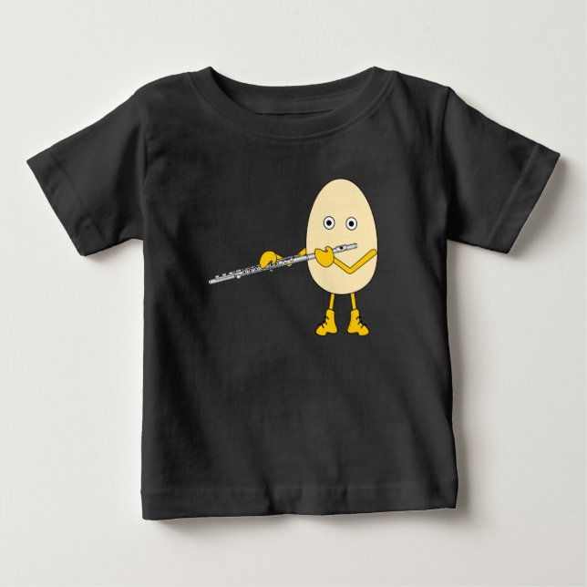 Camiseta Flauta Brincando De Ovo (Frente)