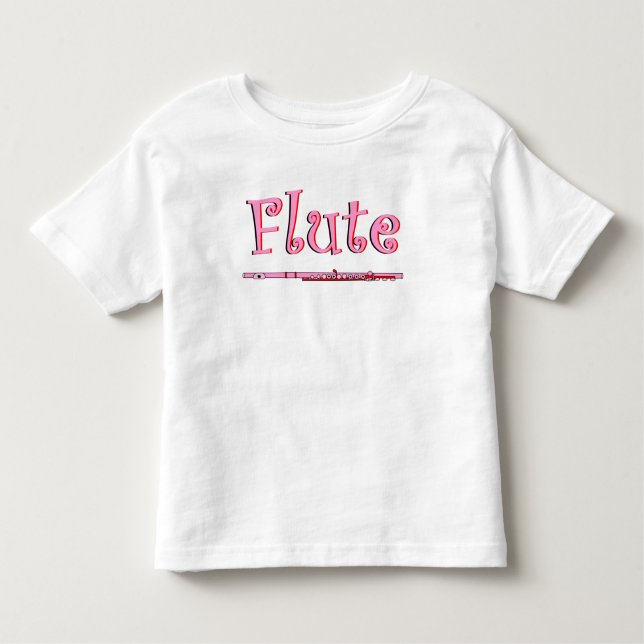 Camiseta Flauta Rosa (Frente)