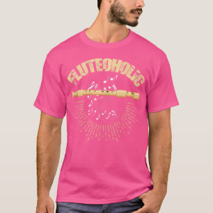 Camiseta Flautista Flutuante Engraçado Instrumento Flautist