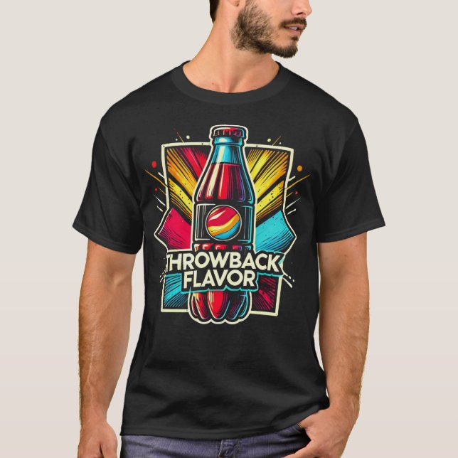 Camiseta Flavor de Throwback de Soda Retroativo - Presentes (Frente)