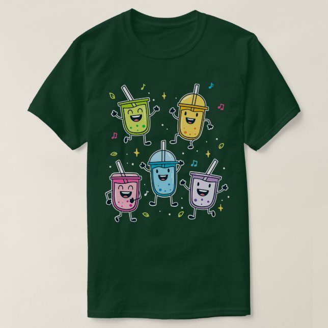 Camiseta Flavors de bolhas (Frente do Design)