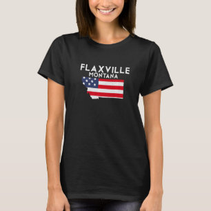 Camiseta Flaxville Montana EUA State America Viagem Montana