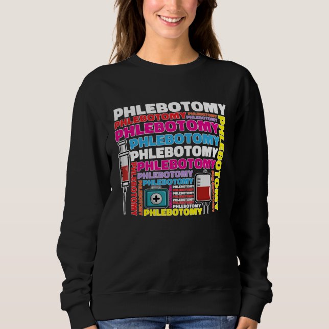 Camiseta Flebotomia Flebotomista Técnico de Sangue (Frente)