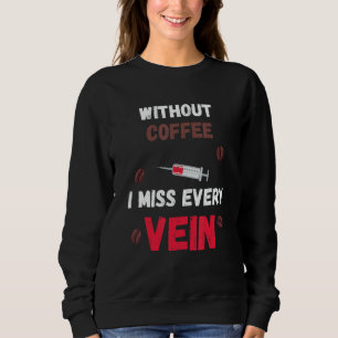 Camiseta Flebotomista Café Eu Perco Veia Seringa Médico Me