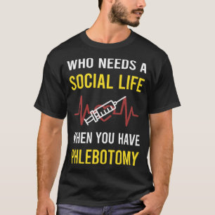 Camiseta Flebotomista da Vida Social