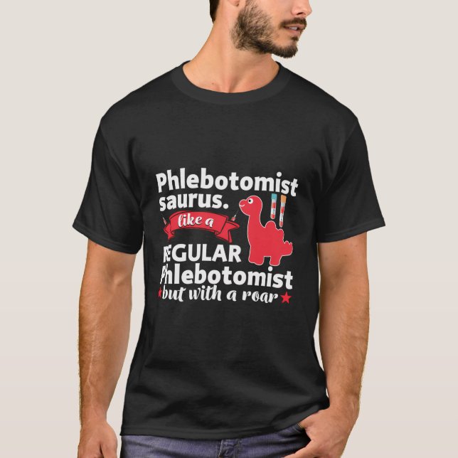 Camiseta Flebotomista Engraçado Phlebotomy Tech Rn Nurn Lab (Frente)