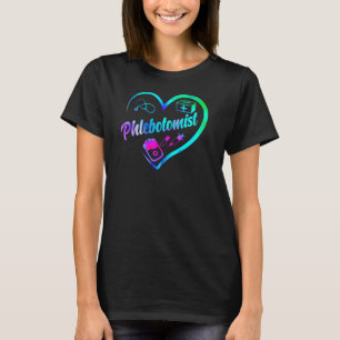 Camiseta Flebotomista Phlebotomy Phlebotomist Coração