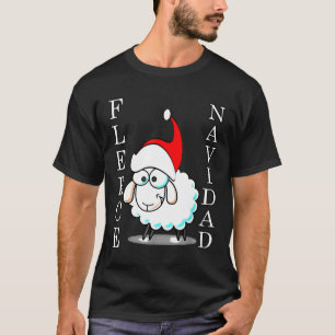 Camiseta Fleece Navidad Funny Shea Natal
