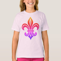 Camiseta "Fleur-de-lis Estilizada"