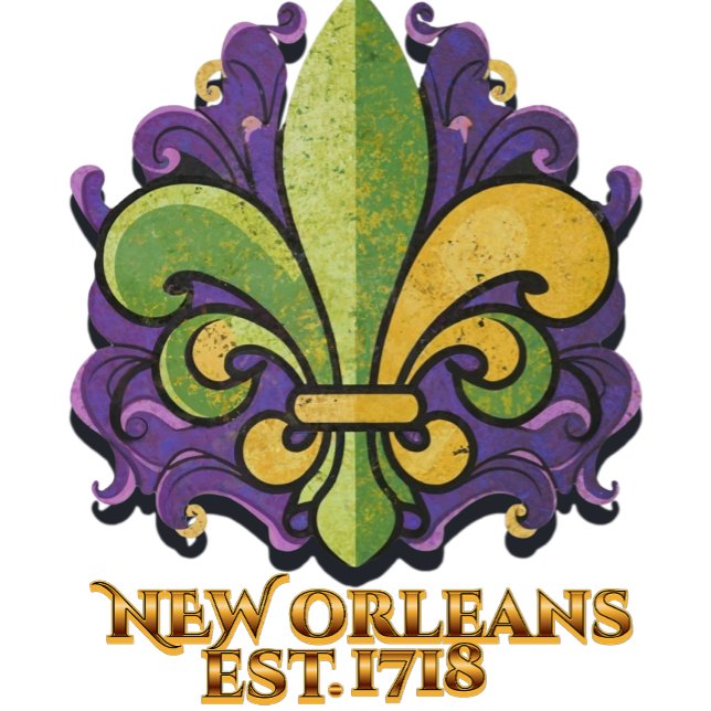 Camiseta Fleur-de-lis New Orleans 1718 (Criador carregado)
