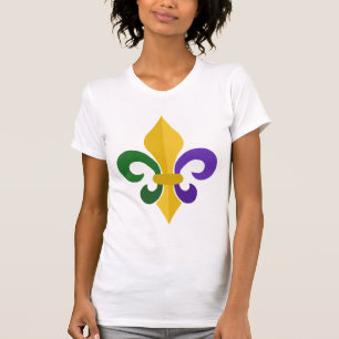 Camiseta Fleur-de-lys Mardis Gras