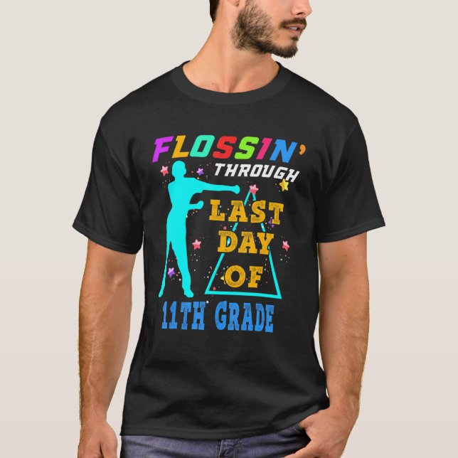 Camiseta Flexibilidade No Último Dia Do Grau 11 (Frente)