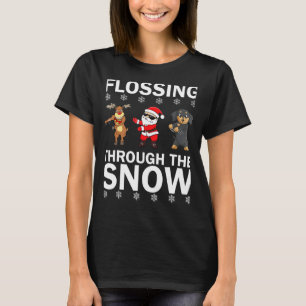 Camiseta Flexibilização Através Da Rena Papais noeis De Nev