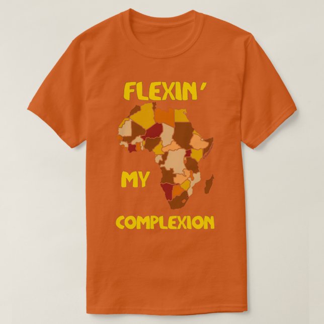 Camiseta Flexin My Complexion (Frente do Design)