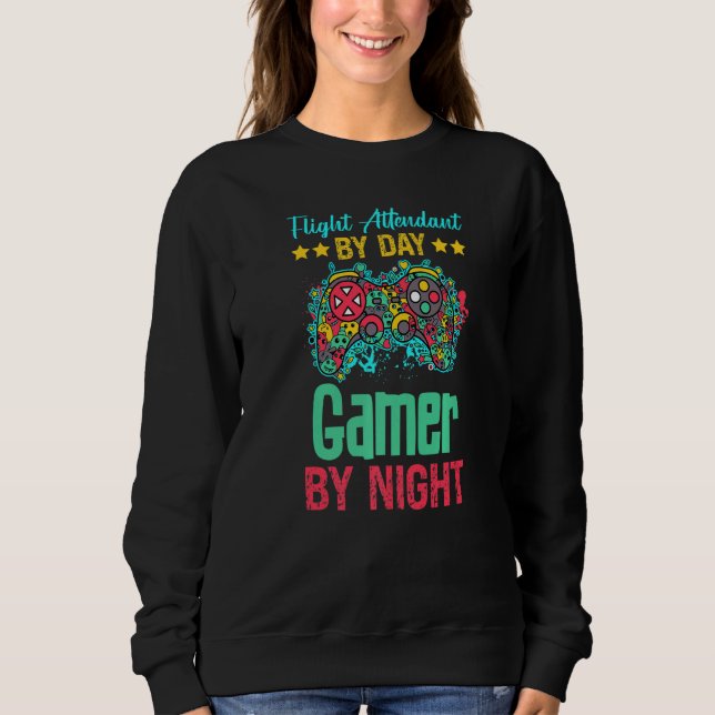 Camiseta Flight Attendant Gaming (Frente)