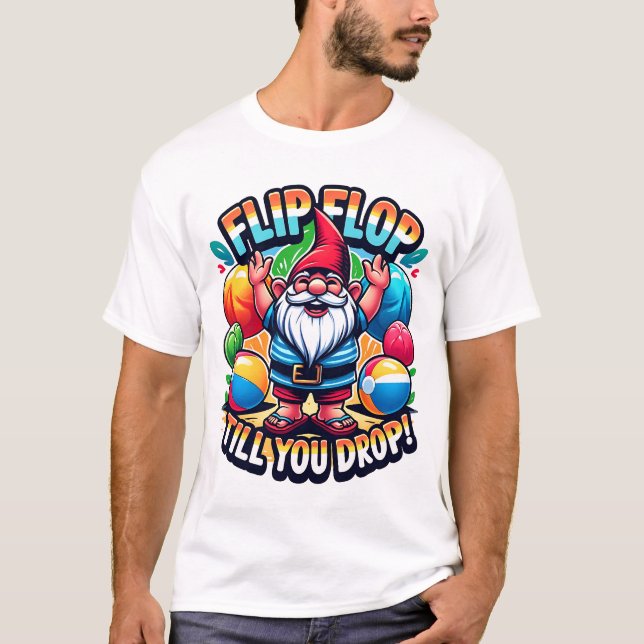 Camiseta Flip flop até você cair (Frente)