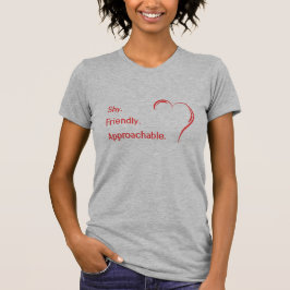 Camiseta Flirting Introverts Shy Friendly Approachable