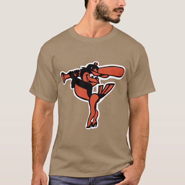 Camiseta Flirty Birdie com contorno (Frente)
