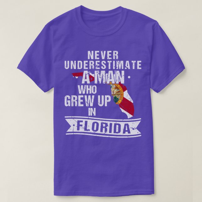 Camiseta Flo Grown Design para Men Native Florida (Frente do Design)