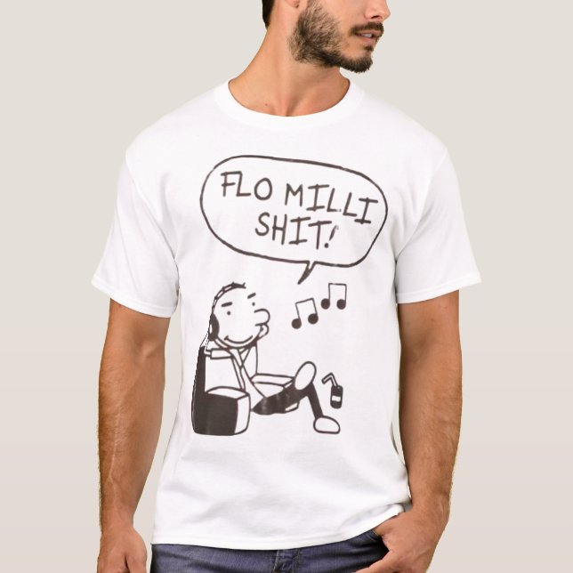 CAMISETA FLO MILLI MERDA! (Frente)