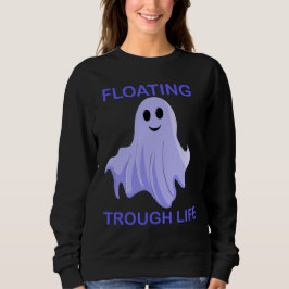 Camiseta Floating Through Life Cute Ghost