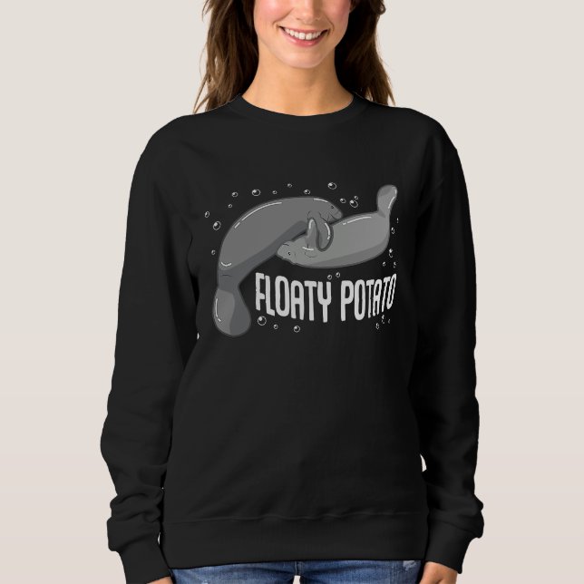 Camiseta Floaty Potato  Manatee Cute Sea Cow Animal (Frente)