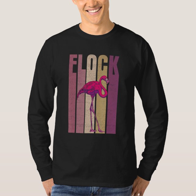 Camiseta Flock Quote For A Flamingo (Frente)