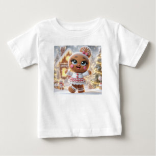 Camiseta Floco de Neve de Gengibre Brilho