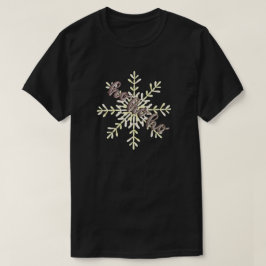 Camiseta Floco de Neve de Natal | Ho Ho Ho