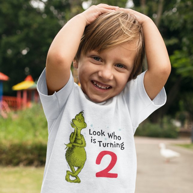 Camiseta Floco de Neve Grinch de Aniversário (Criador carregado)