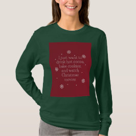 Camiseta Floco de neve Natal