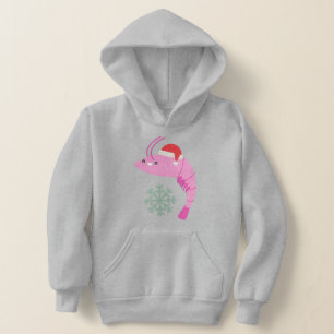 Camiseta floco de neve papais noeis de camarão de natal fei