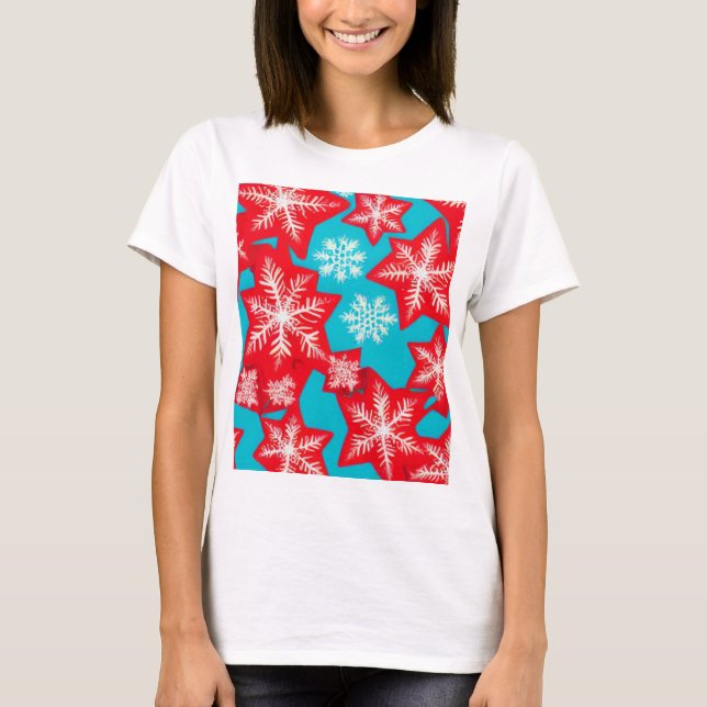 Camiseta Flocos de neve (Frente)