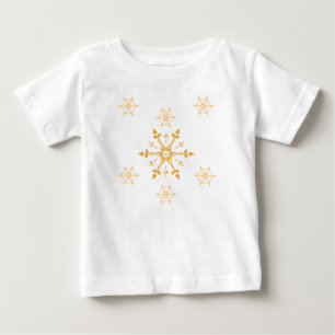 Camiseta Flocos de neve Baby Fine Jersey