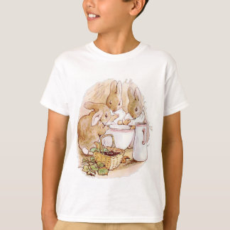Camiseta Flopsy, Mopsy, e o coelho tiveram uma boa ceia