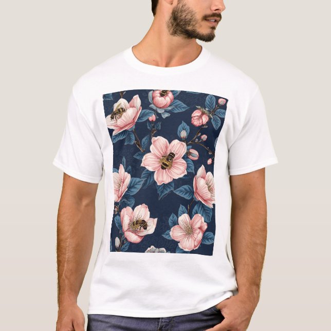 Camiseta flor (Frente)
