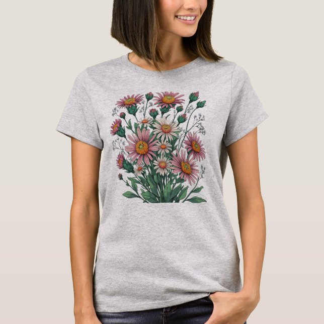 Camiseta Flor 3 (Frente)