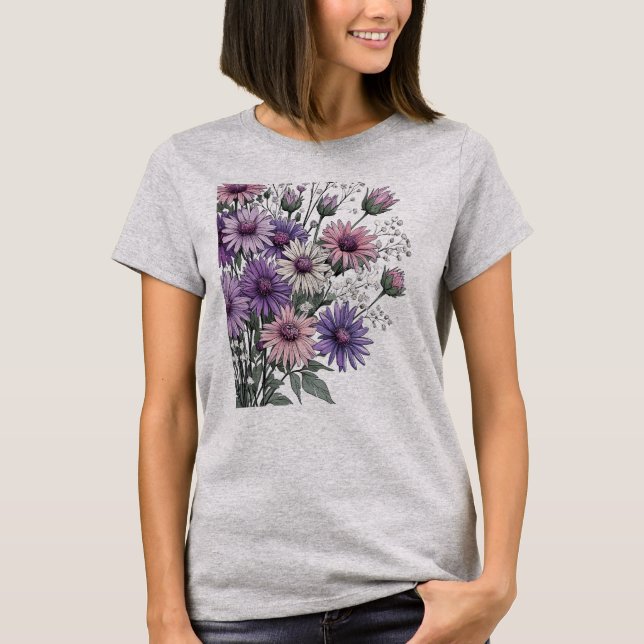 Camiseta Flor 4 (Frente)