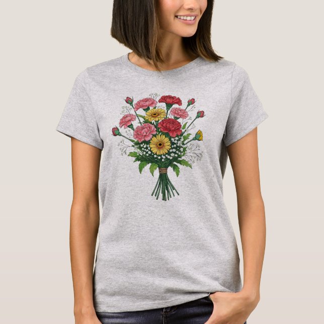 CAMISETA FLOR 6 (Frente)