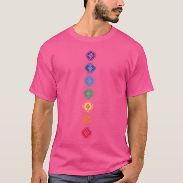 Camiseta Flor 7 Chakras (Frente)