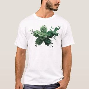 Camiseta FLOR ABSTRATA 34 Estampa de Moda Tendência