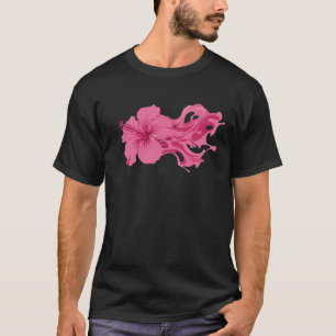 Camiseta FLOR ABSTRATA 9 Impressão de Design Artístico