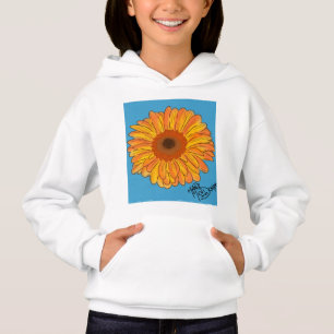 Camiseta flor amarela
