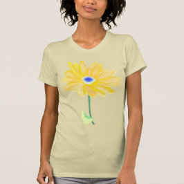 Camiseta Flor Amarela de Verão