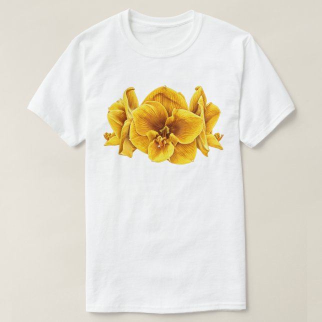 Camiseta - Flor Amarela Ensolarada (Frente do Design)