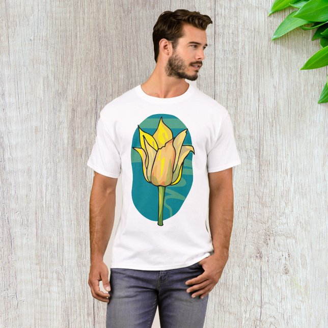 Camiseta Flor Amarelo (Criador carregado)