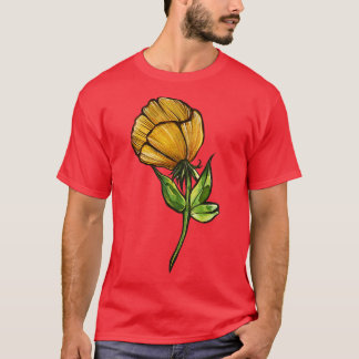 Camiseta Flor Amarelo