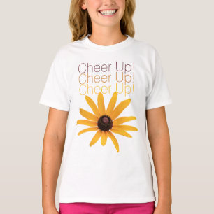 Camiseta Flor Amarelo Personalizado Torna-Se Marrom