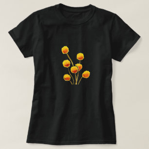 Camiseta Flor australiana nativa Billy Button