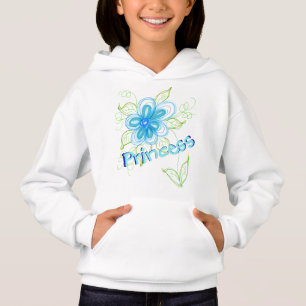 Camiseta Flor azul com verde